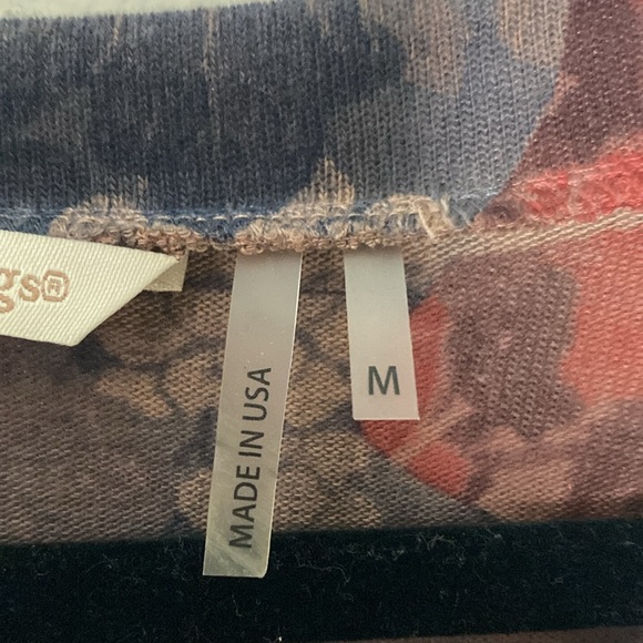 Soft Surroundings Floral Print Long Sleeve Sweater M - Picture 10 of 10